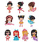 Cartoon Girls Drilling Full Around Diamond Painting - Embroidery - Double Sided - On