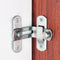 Stainless Steel Sliding Door Bolt Right Angle Home Safety Gate Bolt Lock Newly