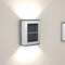8pcs LED Solar Light Wall-Mounted Waterproof Garden Lamps (White Light)