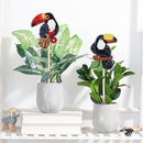 2x DIY Diamond Painting Flower Pot Plant Decor Stick Home Ornaments (HBJ18)