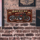 American Classics Retro Metal Plate Tin Sign for Bar Pub Club Cafe Wall Art Kits