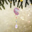 Diamond Drill Rainbow Collection Hang Crystal Prisms Wind Chime (Licorne 2)