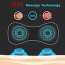 Mini Electric Neck Massager EMS Cervical Back Shoulder Massage Patch Relief Pain