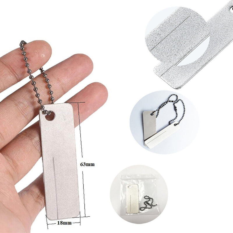 Mini Sharpening Stone Ceramic Whetstone Portable Multi-function Sharpener Tool