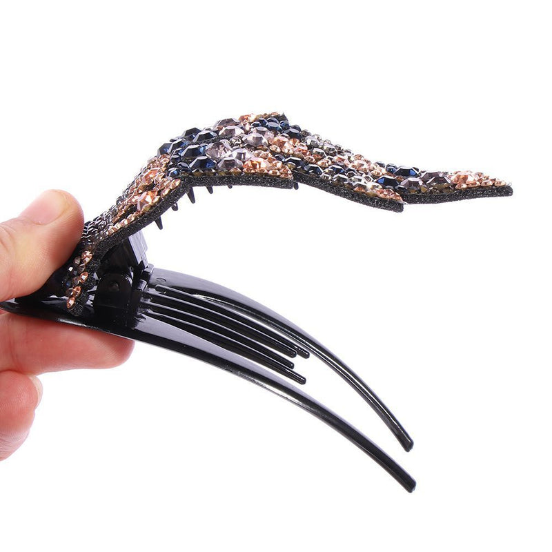 Duckbill Hair Claws Flower Hair Clip Rhinestone Hairpin Hair Dovetail Clips