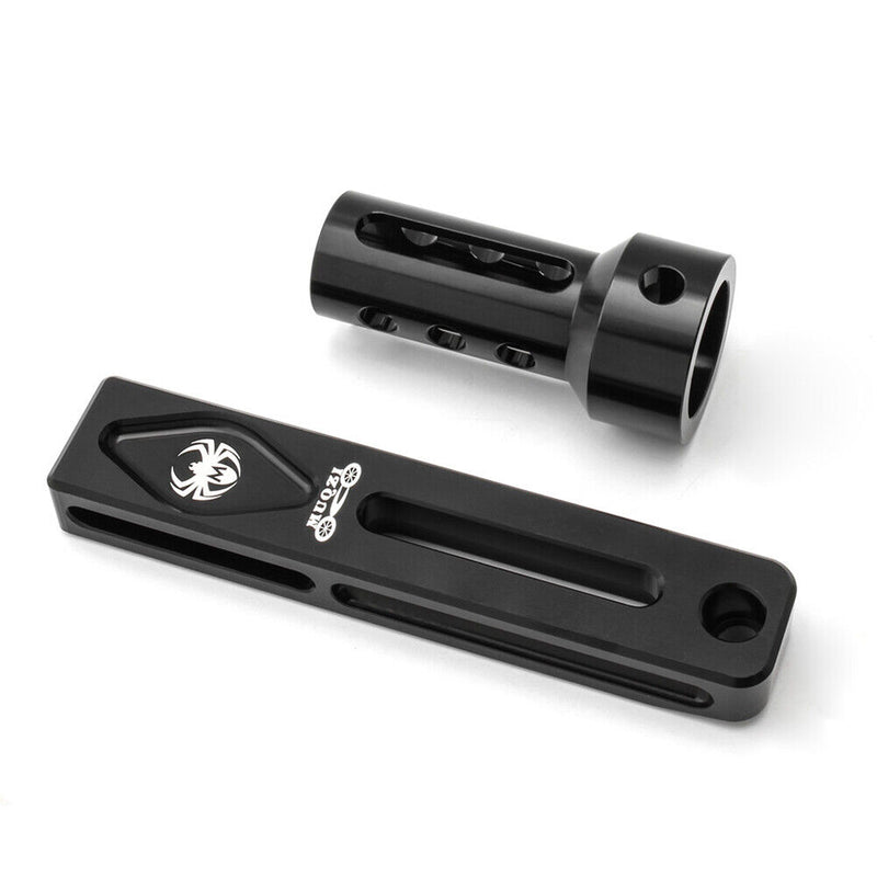 MUQZI Folding Bike Front Rear C-Brake Caliper Adapter for DAHON P8 (Black)