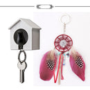 Feather Bead Dream Catcher Bag Purse Clutch Keyring Key Chain Ring Keychain