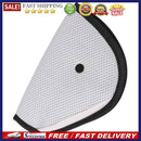 Kids Car Safe Fit Seat Belt Adjuster Baby Triangle Safety Device (Grey)