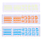 Luminous Car Door Window Lift Button Stickers Decals Car Styling (Orange)