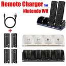 Rechargeable Batteries Charging Dock Station For Nintendo Wii Remote Controller