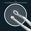 Steel Round-tipped Multifunction Nose Hair Clip Trimming Nose Hair Tweezers