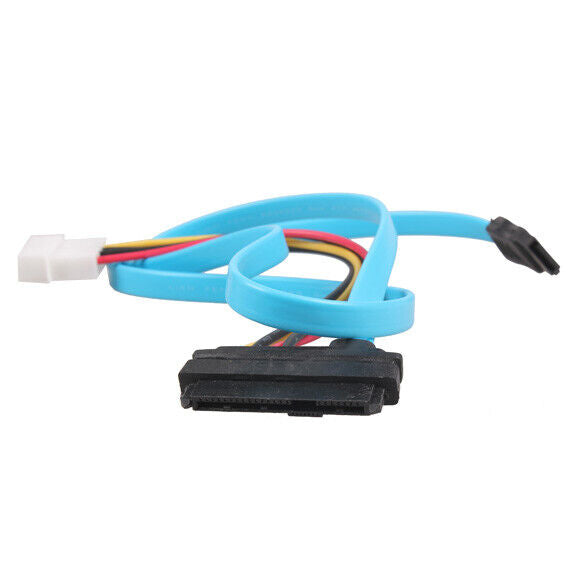 7 Pin SATA Serial ATA, SAS 29 Pin and 4 Pin Adapter Male Cable