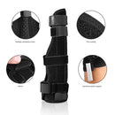 Finger Protector Brace Wrist Aluminium Splint Joint Fracture Stabiliser (L)