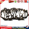 Metal Iron Forst Deer Silhouette Art Pendant Craft Garden Home Wall Decor Newly