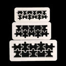 3Pcs Puzzle Fondant Cookie Cutter Cake Mold Fondant Tools Mould Decorating C0O0