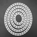4pcs Metal Cutting Dies Stencils for DIY Scrapbooking (Elliptical Butterfly-2524)