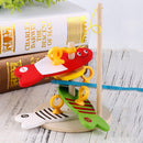 Kids Boys Girls Wooden Column Blocks Fishing Toys Set Children Fish Game Gift