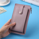 PU Clutch Bag Portable Multi Card Holder Large Capacity for Women Fashion P