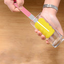 30CM Lengthened Detachable Baby Clean Sponge Special Bottle Brush (Pink)