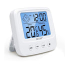 LCD Digital Thermometer Hygrometer Meter for Indoor Home Office (Backlight)