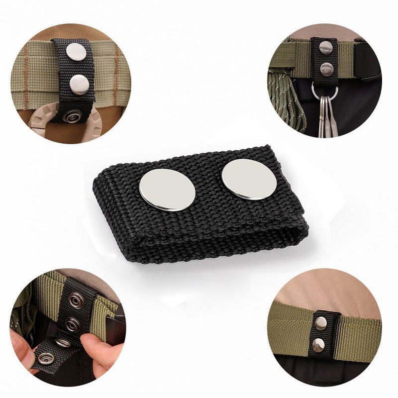 Durable Outdoor Portable Sports Nylon Strap Heavy Duty Belt Keeper Belt Buckle