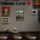 Riding Motorcycle Retro Metal Plate Tin Sign Plate Poster for Bar Club Cafe