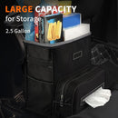 Car Organizer Car Trash Can Tissue Box Handy Car Tissue Holder 2.5 Gallon
