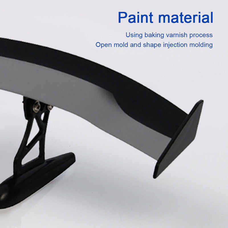 Car Styling Tail Wing Decoration Air Deflector Rear Trunk Spoiler (Black)