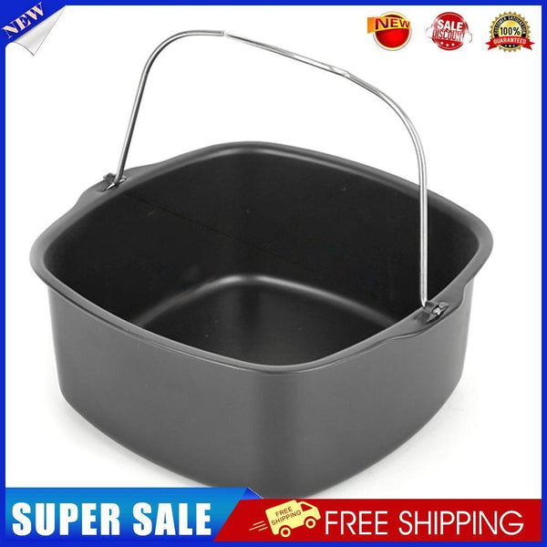 Non Stick Baking Tray Air Fryer Pizza Cake Basket Kitchen Bakeware (7 inch)