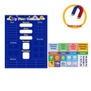 Bag Daily Preschool Chart Board Kids Calendar Schedule Pocket Chart Education