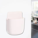 Wall Mounted Organizer Storage Box TV Remote Control Phone Holder (White) Newly