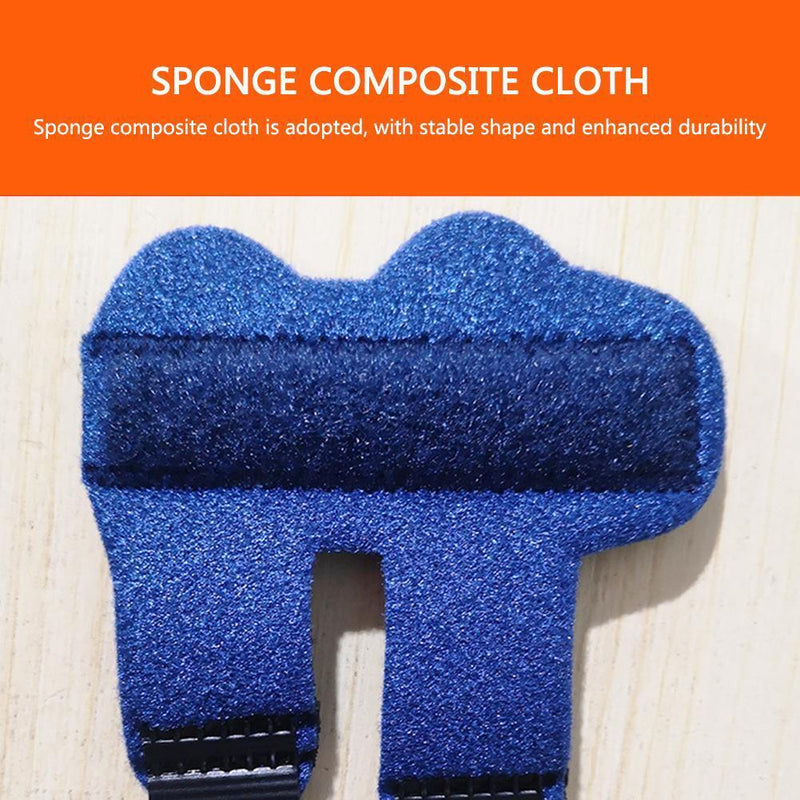 Finger Brace Support Hand Splint Fix Protector for Arthritis Joint (Blue)