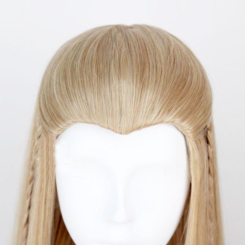 Halloween Legolas Greenleaf Wig Lord of the Rings Hobbit Elf Cospaly Hair Wig#