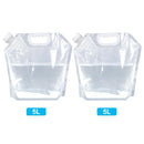 Large Capacity Hiking Collapsible Water Bags Foldable Water Storage Container