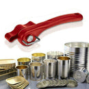Red Manual Can Opener Safe Cut Lid Edge Smooth Side Q4N3 Professional G8V4