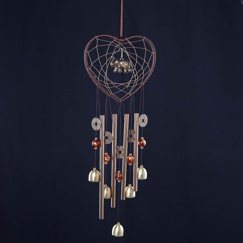 Dreamcatcher Metal Tube Bell Wind Chimes Hanging Pendant Door Decor(2)