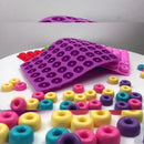 Bakeware Chocolate Dessert Silicone Mold Mini Donut Mold 48 Cavity Cake Mould