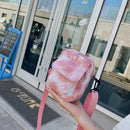 Fashion PU Leather Flap Clutch Women Tie Dyeing Phone Casual Shoulder Bags