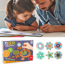 Creative Kaleidoscope Ruler Geometry Template Measuring Ruler for Student Kids