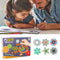 Creative Kaleidoscope Ruler Geometry Template Measuring Ruler for Student Kids