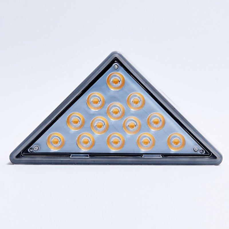 2 Pack Solar Step Light Anti-theft Solar Step Lamp for Garden Deck (Warm Li