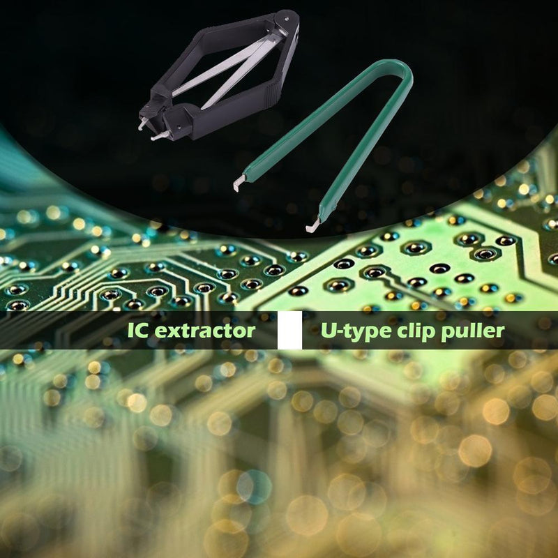 2pcs DIY Kit Parts Protection IC Extractor CPU Puller PLCC Puller Clips Newly