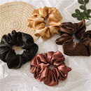 Headband Hair Rope Satin Silk Hair Tie Elastic Scrunchies Ponytail Holder