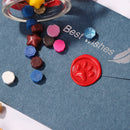 Wax Seal Stamp with Handle Lacquered Print Embossed Seal Invitation Decoration