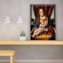 Wall Decor Diamond Drill Painting DIY 5D Full Round Drawing Virgin and Child Kit