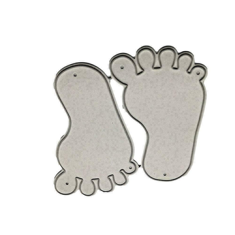 Baby Footprint Metal Cutting Dies Stencil Scrapbooking Embossing Album J6D9