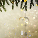 Hanging Moon Sun Heart Ball Light Catcher Crystal Outdoor Wind Chime (63) Newly