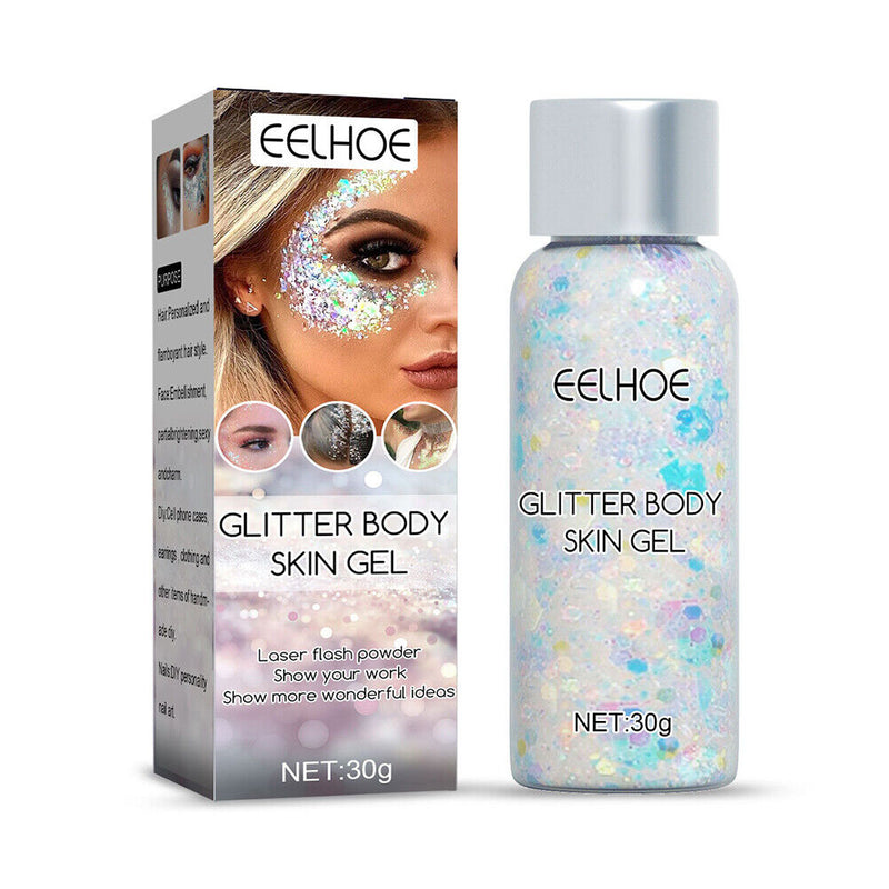 30g Body Sequins Mini Sequin Cosmetics Eye Color Glitter Gel for Everyday Makeup