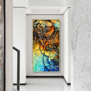 Abstract Line Oil Paint By Numbers Canvas DIY Picture Art Home Decoration Gif
