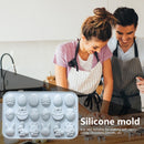 Fondant Moulds Easter Egg and Bunny - 18 Cavities DIY Fondant Cake Making Mol